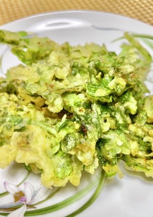 春菊とじゃこのかき揚げ-レシピのメイン写真