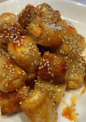 ヤンニョムちくわチーズ-レシピのメイン写真