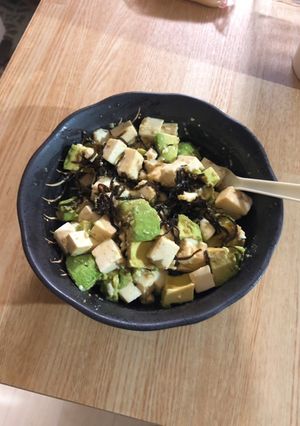 豆腐とアボカドの塩昆布和え-レシピのメイン写真