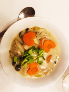 バレンタイン仕様 美肌豆乳スープ-レシピのメイン写真