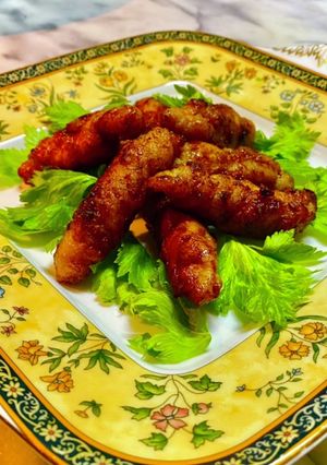 2767肉巻きオクラのクミン生姜醤油焼き-レシピのメイン写真