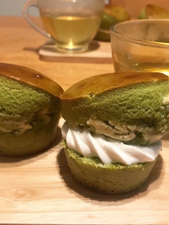 HMで簡単☆マフィン抹茶&ホワイトチョコ-レシピのメイン写真
