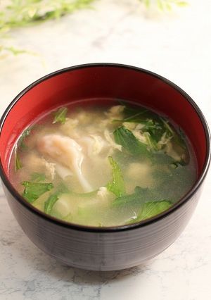 簡単！水餃子卵スープ☆野菜たっぷり-レシピのメイン写真