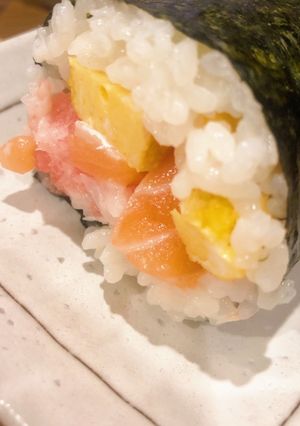 サーモンとネギトロの手巻き寿司 恵方巻き-レシピのメイン写真