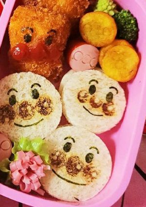 お弁当に♪簡単可愛いレタスハムフラワー-レシピのメイン写真