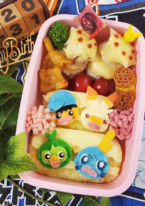 キャラ弁に♪簡単可愛いカラー薄焼き卵-レシピのメイン写真