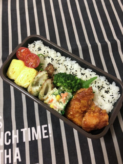 男子高校生弁当2/4とりチリ弁当-レシピのメイン写真