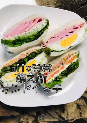 サンドイッチ 萌え断 パーティ料理-レシピのメイン写真