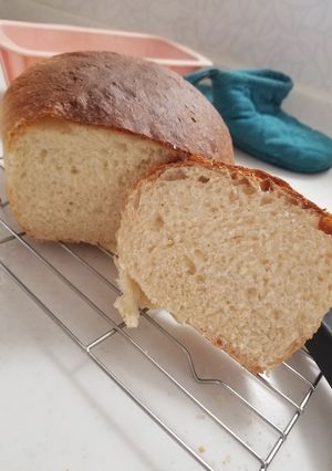 ゴムベラだけでパウンド型で簡単パン-レシピのメイン写真