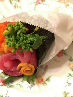 春♡卒業入学ブーケ花束巻き寿司-レシピのメイン写真