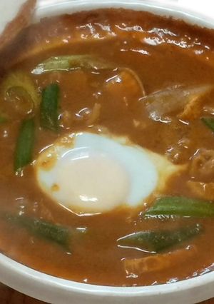 本格スパイスの鍋焼きカレーうどん-レシピのメイン写真