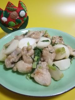 鶏肉とカブのみそ炒め-レシピのメイン写真