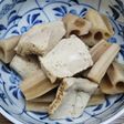 焼き豆腐とれんこんの煮物