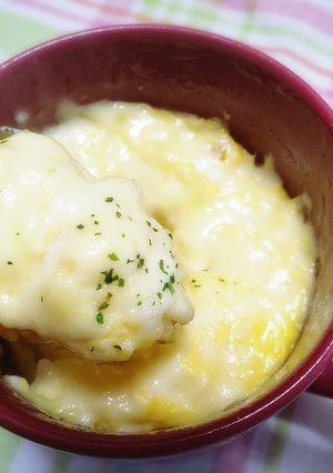 ごはん&コンポタの簡単ズボラめし-レシピのメイン写真