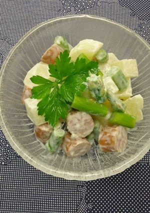 アスパラとじゃがいものサラダｂｙ草津市-レシピのメイン写真