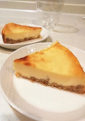 ベイクドチーズケーキ　濃厚☆大きめ！-レシピのメイン写真
