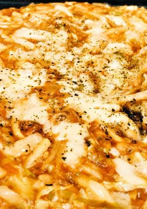たけのこチーズもんじゃ-レシピのメイン写真