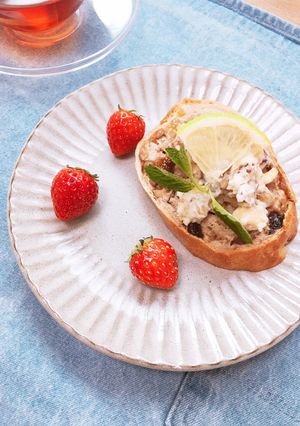 クリチとナッツのトースト★簡単おやつ-レシピのメイン写真