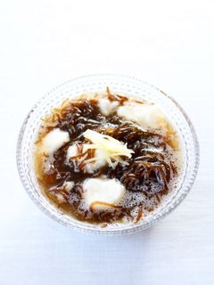 ヘルシー【もずくと長芋の酢の物】もずく酢-レシピのメイン写真