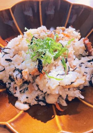 余ったひじき煮で！和風チャーハン-レシピのメイン写真