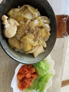 top10!白菜鶏肉舞茸の和風あんかけ丼-レシピのメイン写真