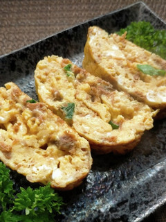 味付けマグロフレーク缶の玉子焼き-レシピのメイン写真