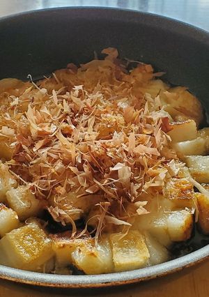 ホクホク☆長芋と餅のバターポン酢焼き-レシピのメイン写真