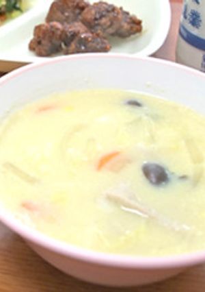 【学校給食】白菜のコーンシチュー-レシピのメイン写真