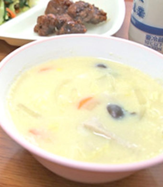 【学校給食】白菜のコーンシチュー-レシピのメイン写真