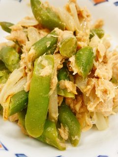 【病院】ツナといんげん炒め【朝食】-レシピのメイン写真