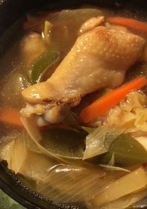 鶏手羽のサンラータン風スープ-レシピのメイン写真
