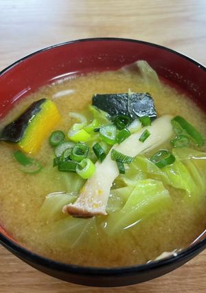 かぼちゃの味噌汁-レシピのメイン写真