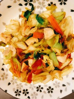 鶏肉と野菜の炒めもの-レシピのメイン写真