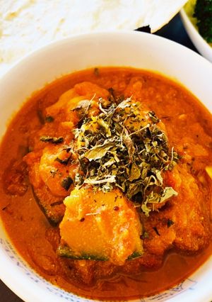 【温活】海老、南瓜、しめじスパイスカレー-レシピのメイン写真