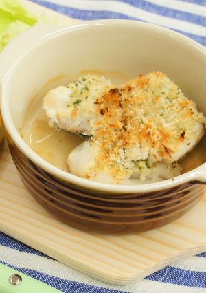 油不使用！タラの香草パン粉焼き-レシピのメイン写真