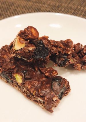 オーブン不要!ブレインフードでチョコバー-レシピのメイン写真