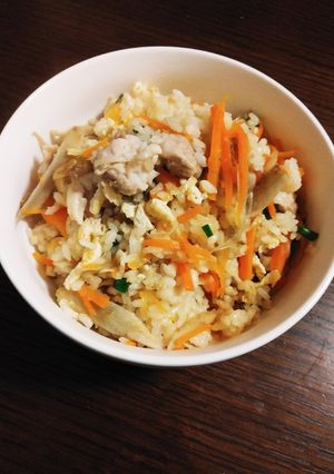 絶品☆鶏五目炊き込みご飯-レシピのメイン写真