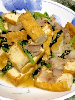 豚バラと厚揚げの味噌炒め-レシピのメイン写真