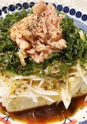 新玉とツナと大葉のさっぱり冷奴-レシピのメイン写真