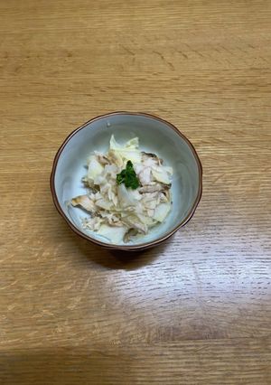 お一人様用「アジ干物入り大根の酢の物」-レシピのメイン写真