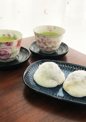 レンジで作る☆ふんわり大福♪-レシピのメイン写真