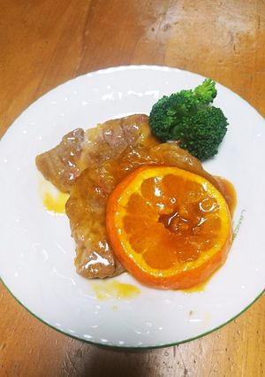 豚肉のみかんジャムあえ-レシピのメイン写真