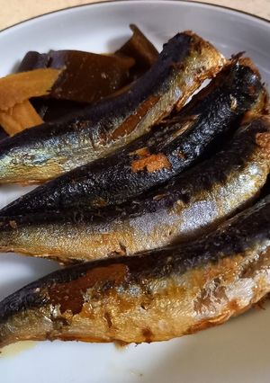 圧力鍋でイワシの甘露煮！-レシピのメイン写真