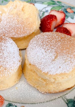 スフレパンケーキ-レシピのメイン写真