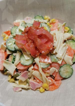 かんぴょうサラダ-レシピのメイン写真
