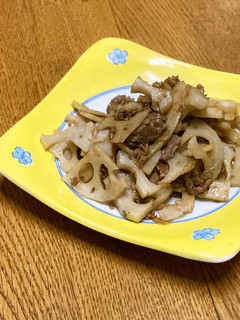 牛肉とレンコンの甘辛炒め★きんぴら風★-レシピのメイン写真