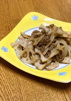 牛肉とレンコンの甘辛炒め★きんぴら風★-レシピのメイン写真