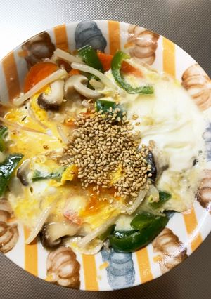 全てレンジ生姜で和風ニラ玉味付豚平焼風-レシピのメイン写真