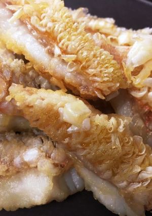 尾鷲沖で釣り上げたサクフワ松笠揚げ-甘鯛-レシピのメイン写真