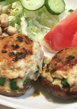 椎茸の肉詰め-レシピのメイン写真